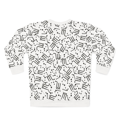 Zodiac AOP Unisex Sweatshirt Scorpio Zodiac Sign