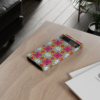 Tough Cases, Pisces, Zodiac v2, Flower Pattern