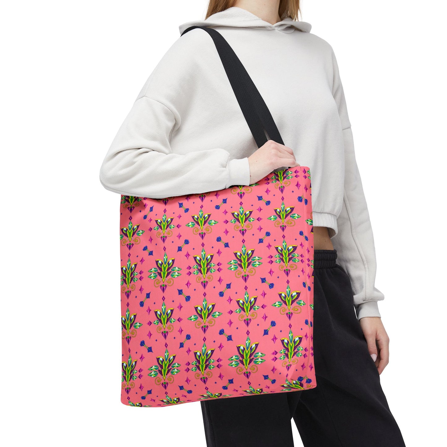 Tote Bag (AOP), Aquarius, Zodiac, Jewel Pattern
