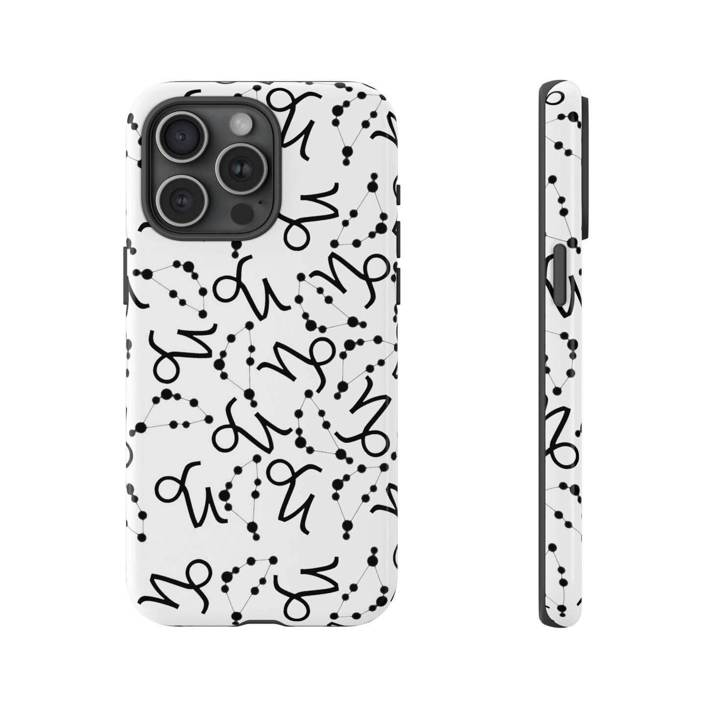 Tough Cases with the Capricorn Zodiac sign for iPhone, Samsung Galaxy, and Google Pixel devices