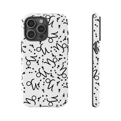 Tough Cases with the Capricorn Zodiac sign for iPhone, Samsung Galaxy, and Google Pixel devices