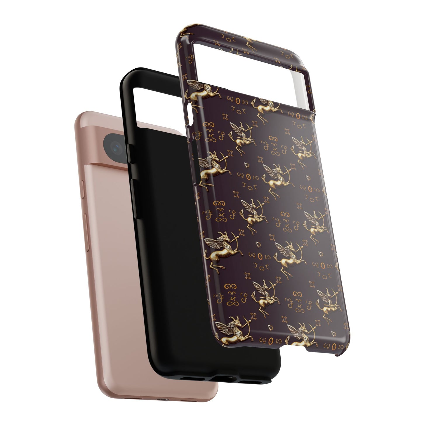 Tough Cases, Sagittarius, Zodiac v3, Metal Pattern