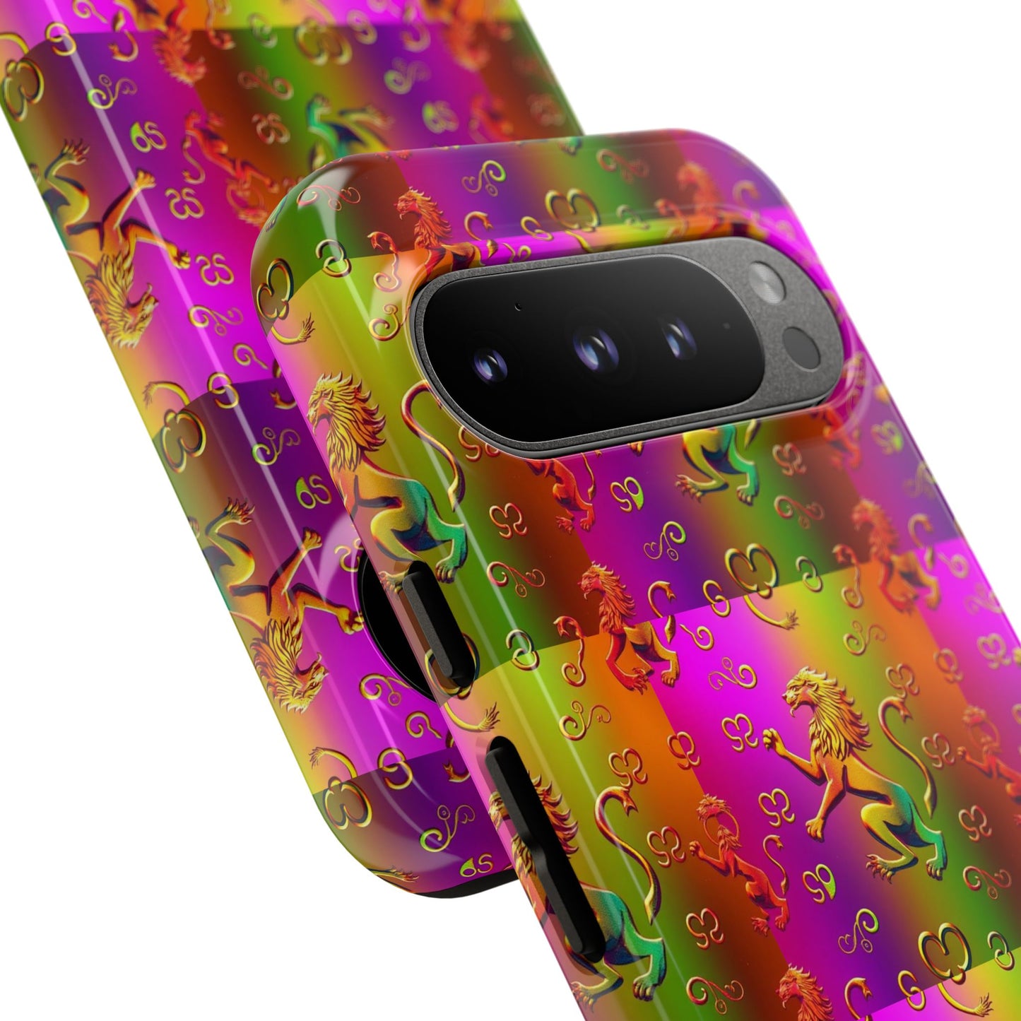Tough Cases, Leo, Zodiac v1, Metal Pattern