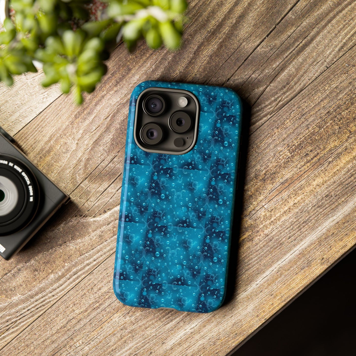 Tough Cases, Aquarius, Zodiac v3, Bubble Pattern