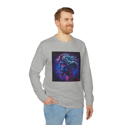 Adidas, Unisex Fleece Crewneck Sweatshirt, Gemini, Pop Art v1, Zodiac