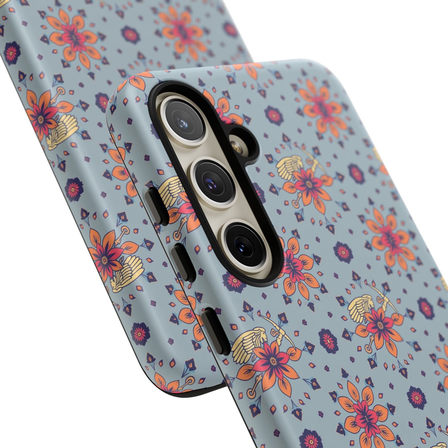 Tough Cases, Sagittarius, Zodiac v3, Flower Pattern