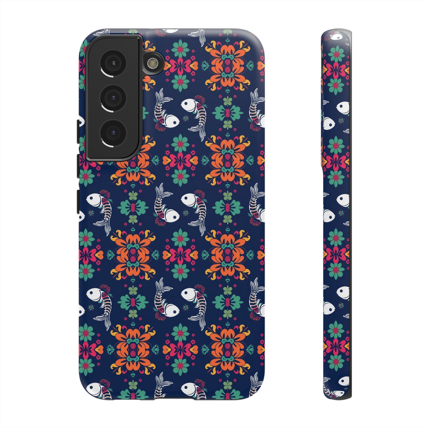 Tough Cases, Pisces, Zodiac, Flower Pattern