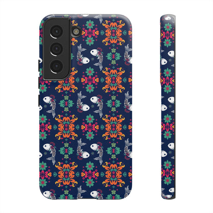 Tough Cases, Pisces, Zodiac, Flower Pattern