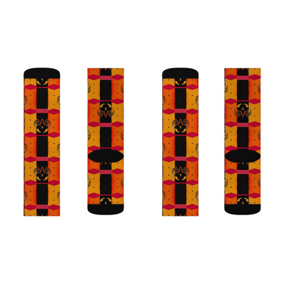 Sublimation Socks, Scorpio, Zodiac v2, Shapes Pattern