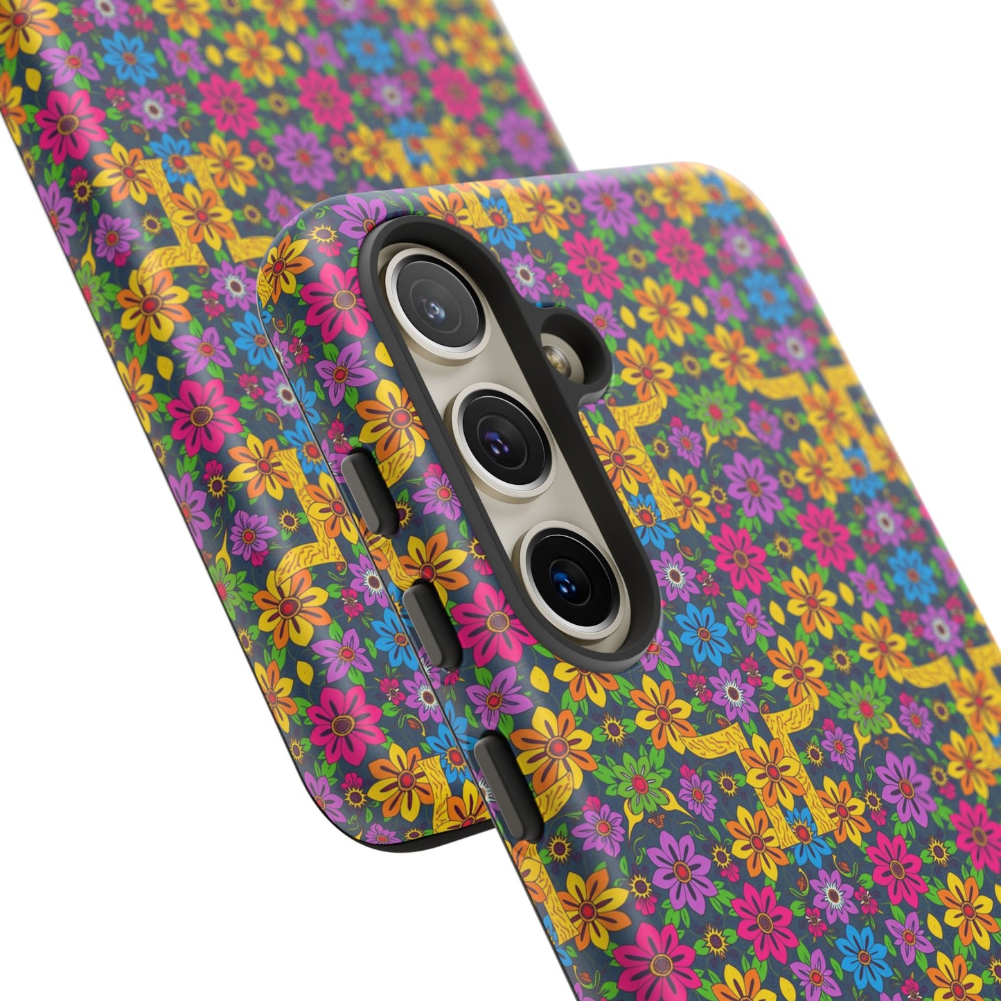 Tough Cases, Gemini, Zodiac v3, Flower Pattern