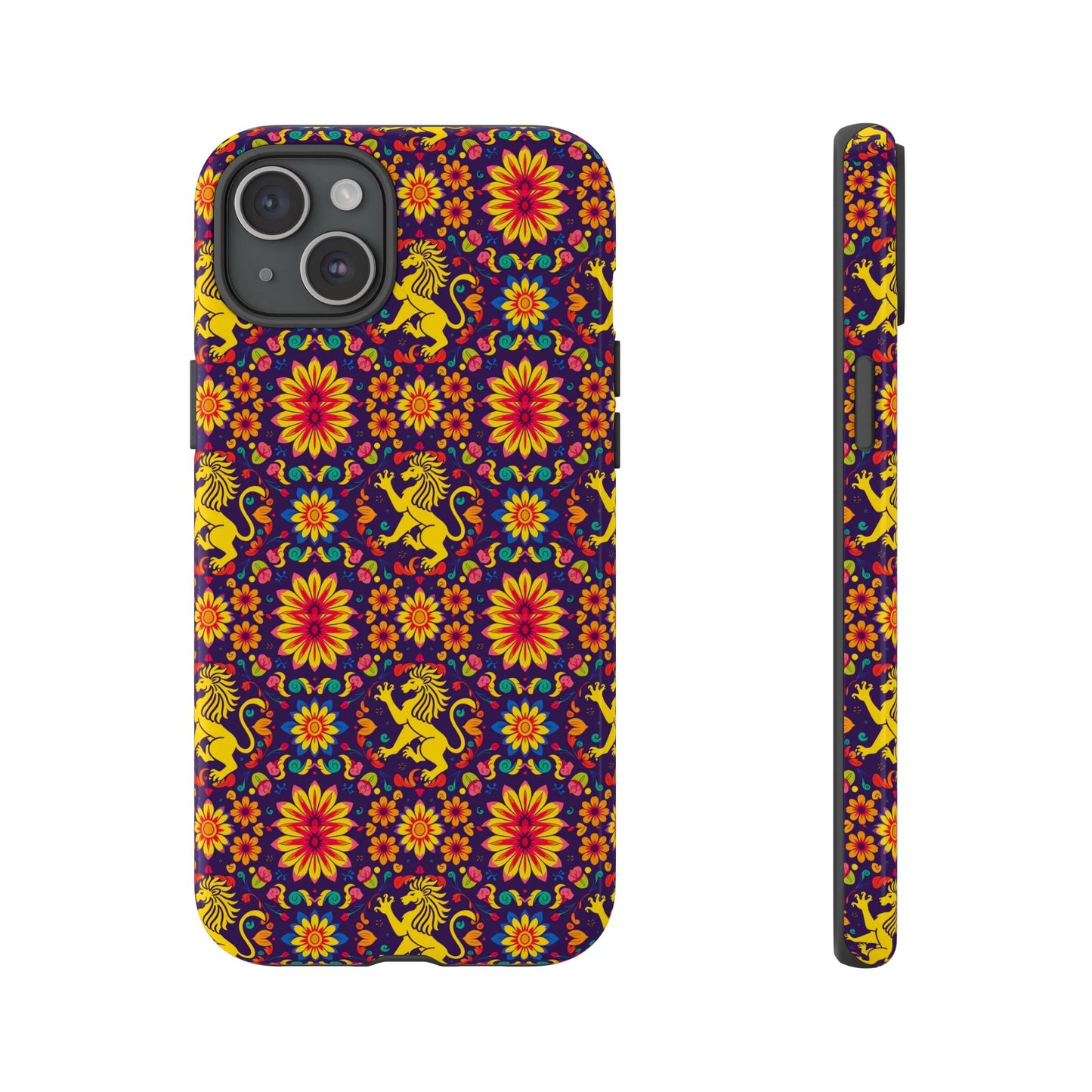 Tough Cases, Leo, Zodiac, Flower Pattern