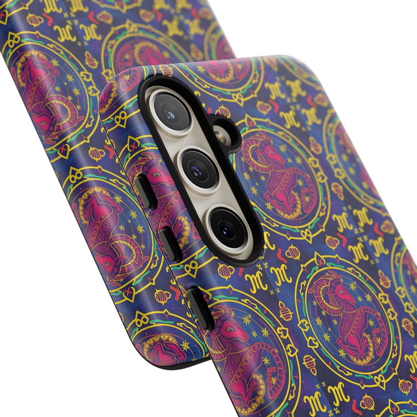 Tough Cases, Capricorn, Zodiac, Metal Pattern