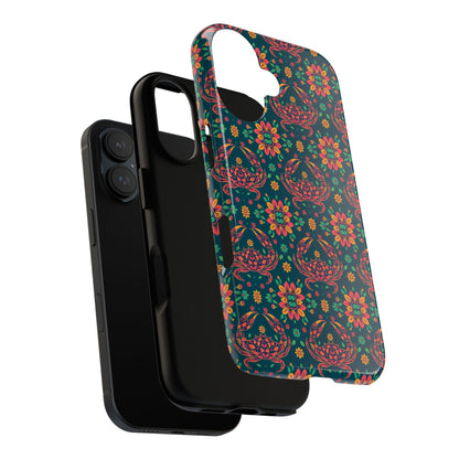 Tough Cases, Cancer, Zodiac v4, Flower Pattern
