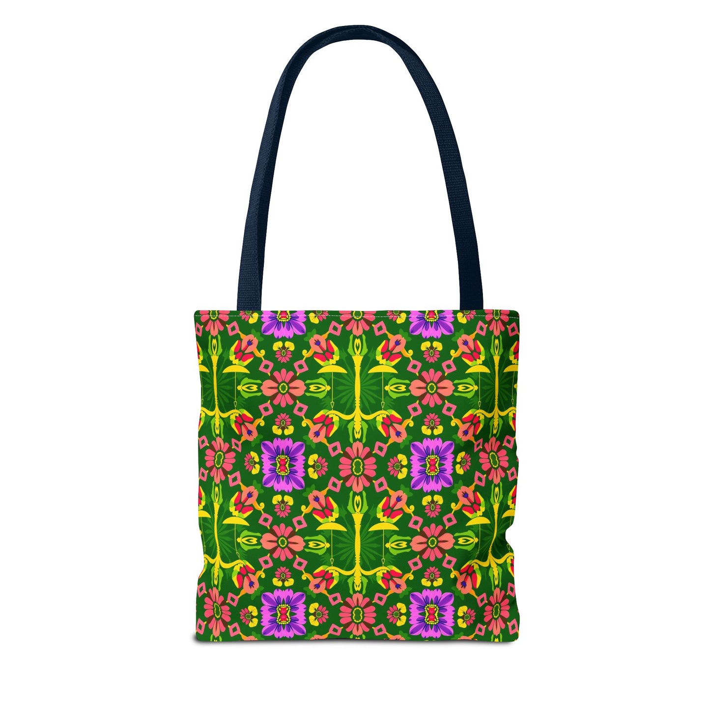 Tote Bag (AOP), Libra, Zodiac, Flower Pattern