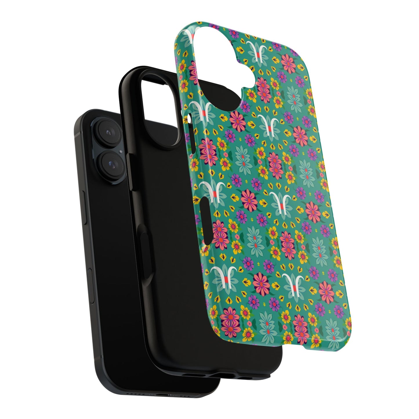 Tough Cases, Aquarius, Zodiac v4, Flower Pattern