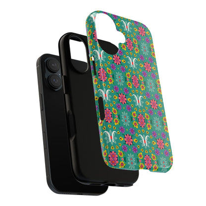 Tough Cases, Aquarius, Zodiac v4, Flower Pattern