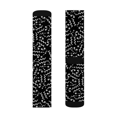 Zodiac Sublimation Socks Aquarius Zodiac sign