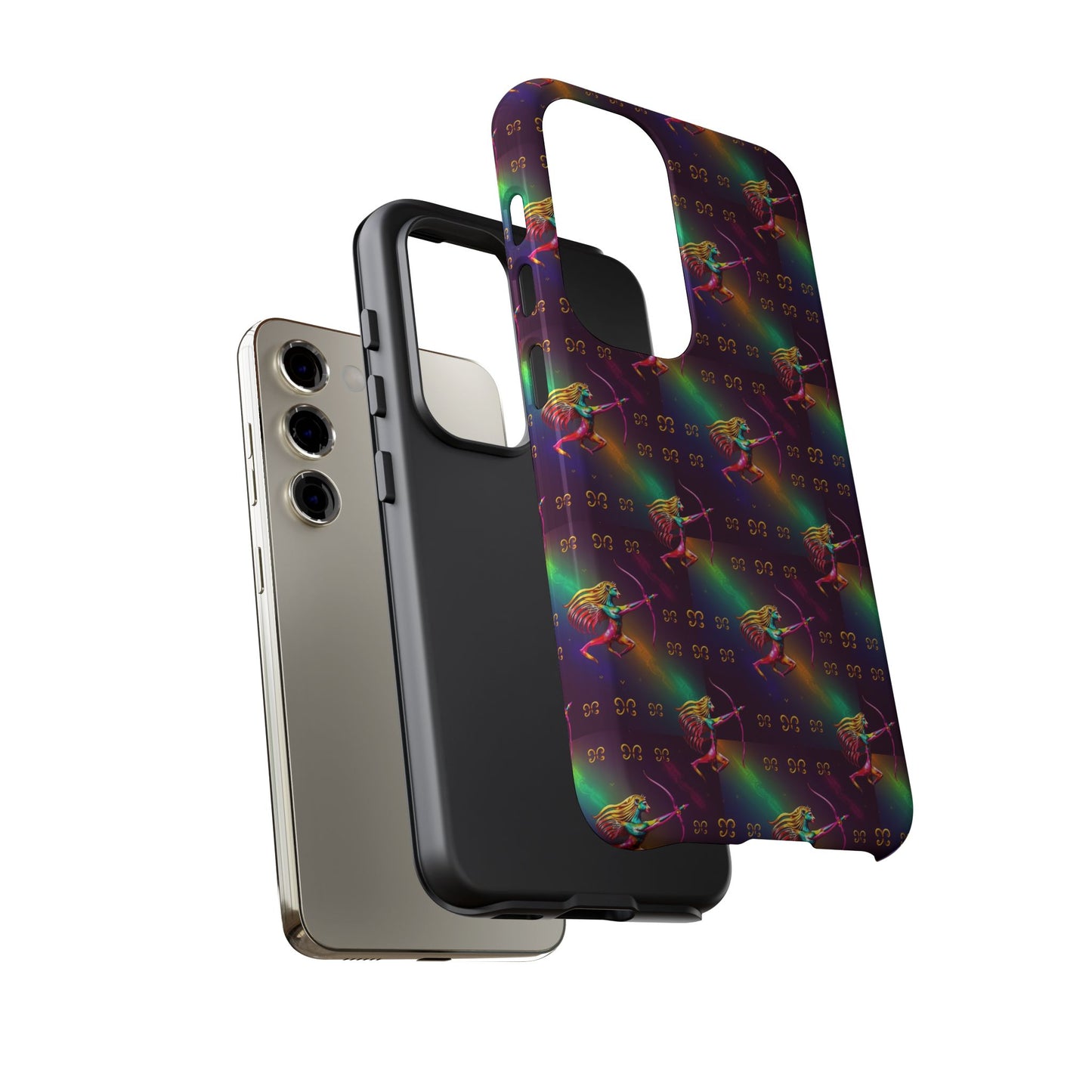 Tough Cases, Sagittarius, Zodiac v1, Metal Pattern