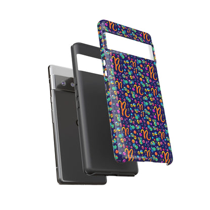Tough Cases, Aquarius, Zodiac, Bubble Pattern