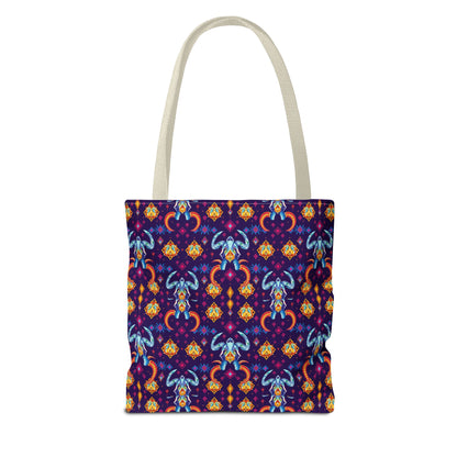 Tote Bag (AOP), Taurus, Zodiac, Jewel Pattern