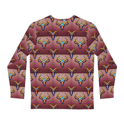Men's Long Sleeve Shirt, (AOP), Taurus, Zodiac, Pattern