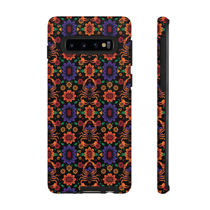 Tough Cases, Scorpio, Zodiac, Flower Pattern