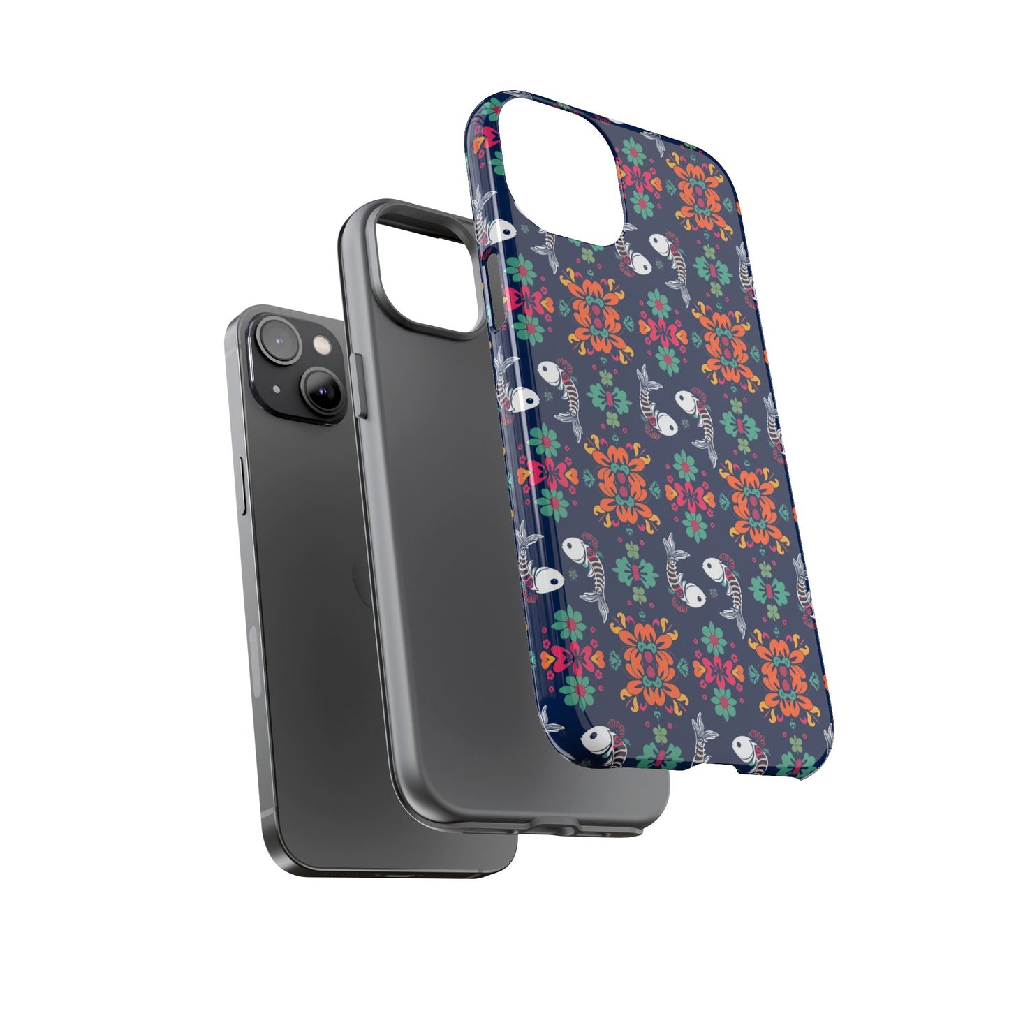 Tough Cases, Pisces, Zodiac, Flower Pattern