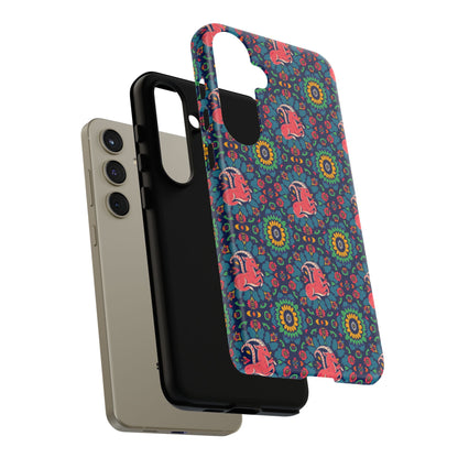 Tough Cases, Capricorn, Zodiac v1, Flower Pattern