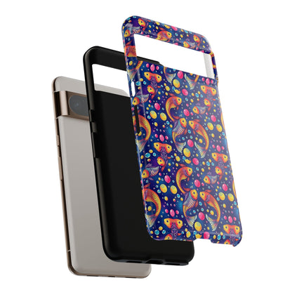 Tough Cases, Pisces, Zodiac, Bubble Pattern