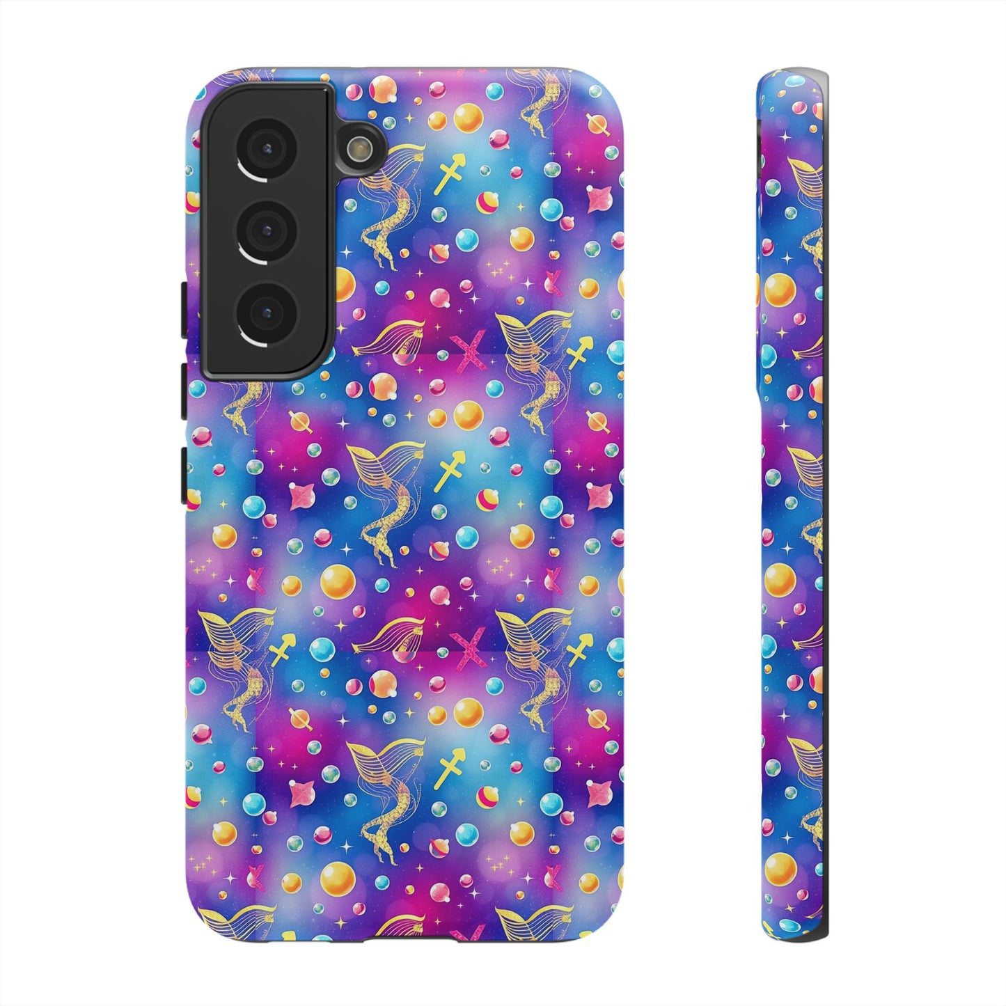 Tough Cases, Sagittarius, Zodiac v3, Bubble Pattern