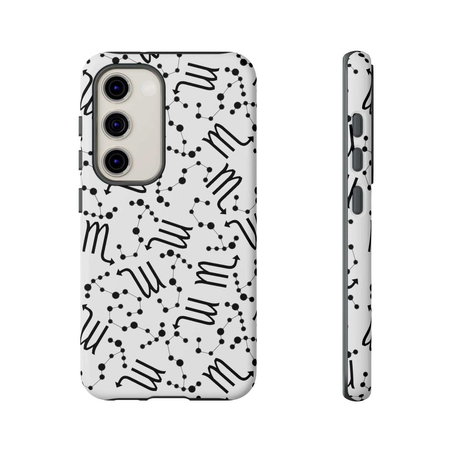 Tough Cases with the Scorpio Zodiac sign for iPhone, Samsung Galaxy, and Google Pixel devices