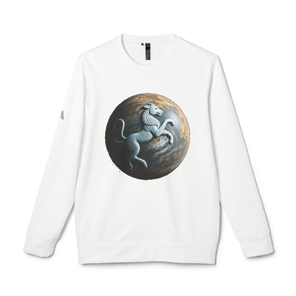 Adidas, Unisex Fleece Crewneck Sweatshirt, Aquarius, Planet Animal, Zodiac