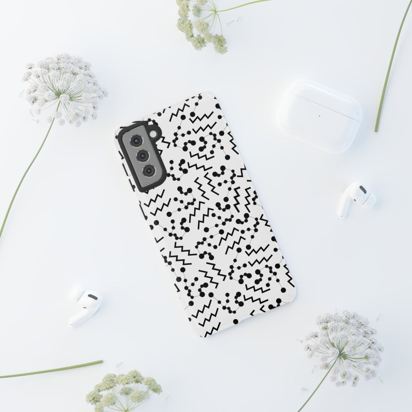 Tough Cases with the Aquarius Zodiac sign for iPhone, Samsung Galaxy, and Google Pixel devices