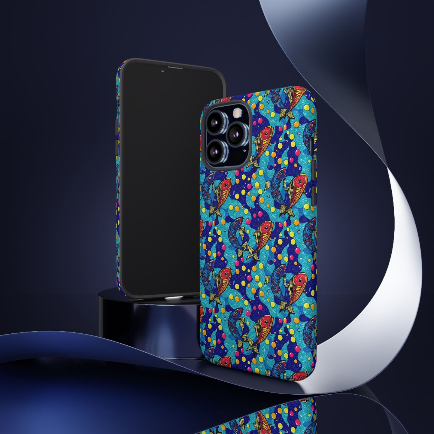 Tough Cases, Pisces, Zodiac v2, Bubble Pattern