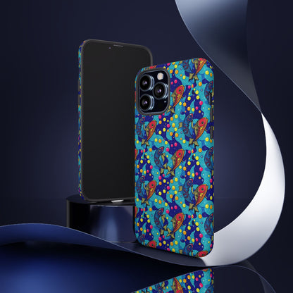 Tough Cases, Pisces, Zodiac v2, Bubble Pattern