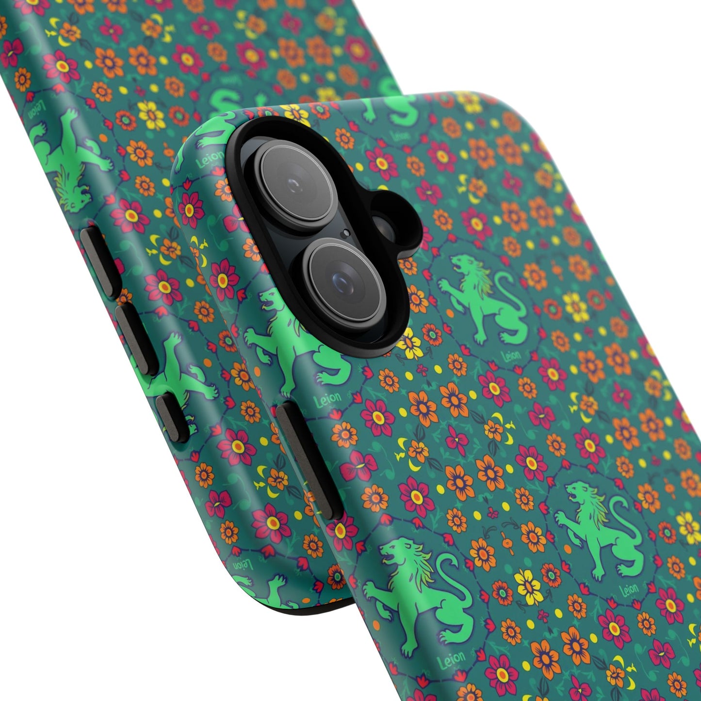 Tough Cases, Leo, Zodiac v3, Flower Pattern