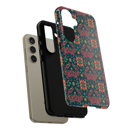 Tough Cases, Cancer, Zodiac v4, Flower Pattern