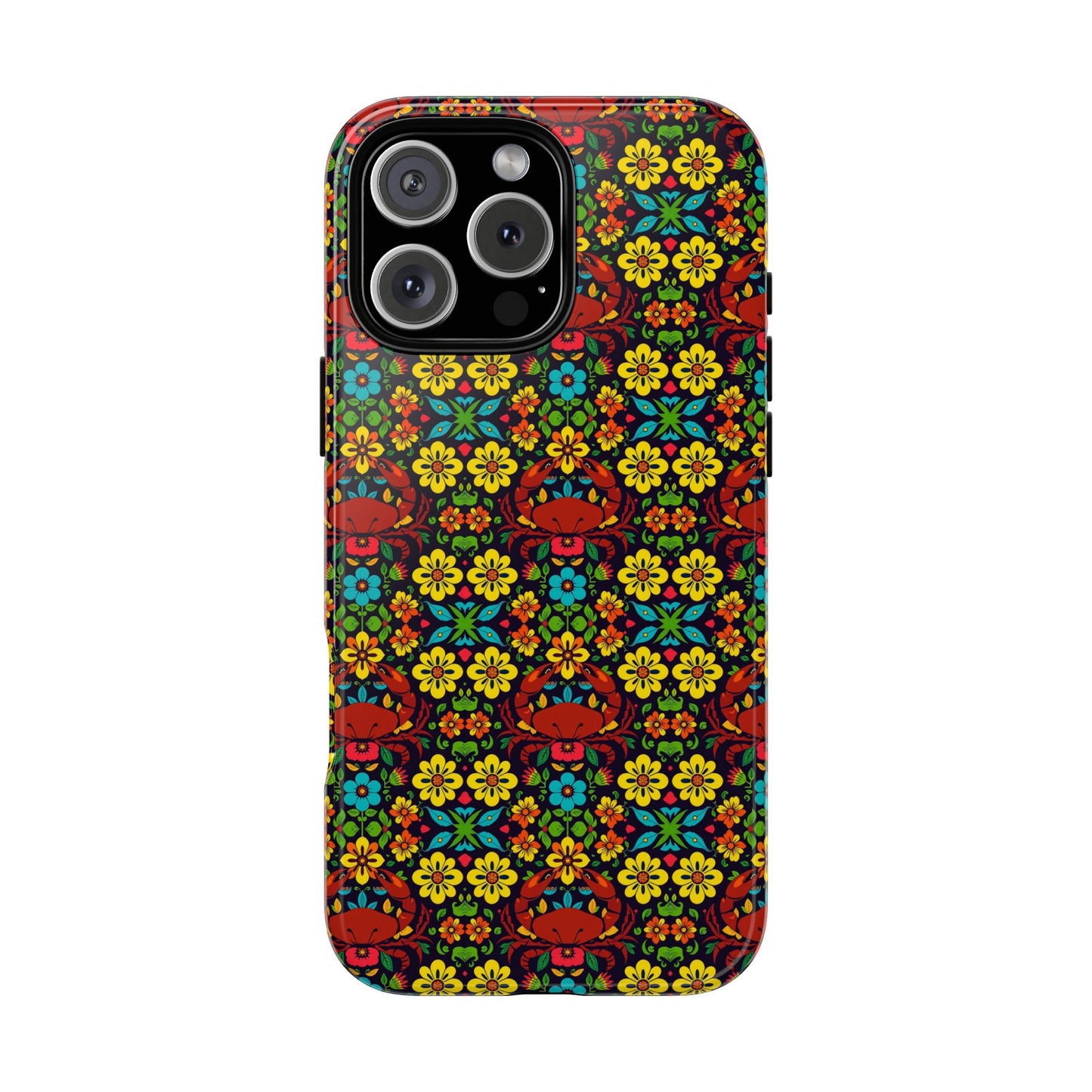 Tough Cases, Cancer, Zodiac v2, Flower Pattern