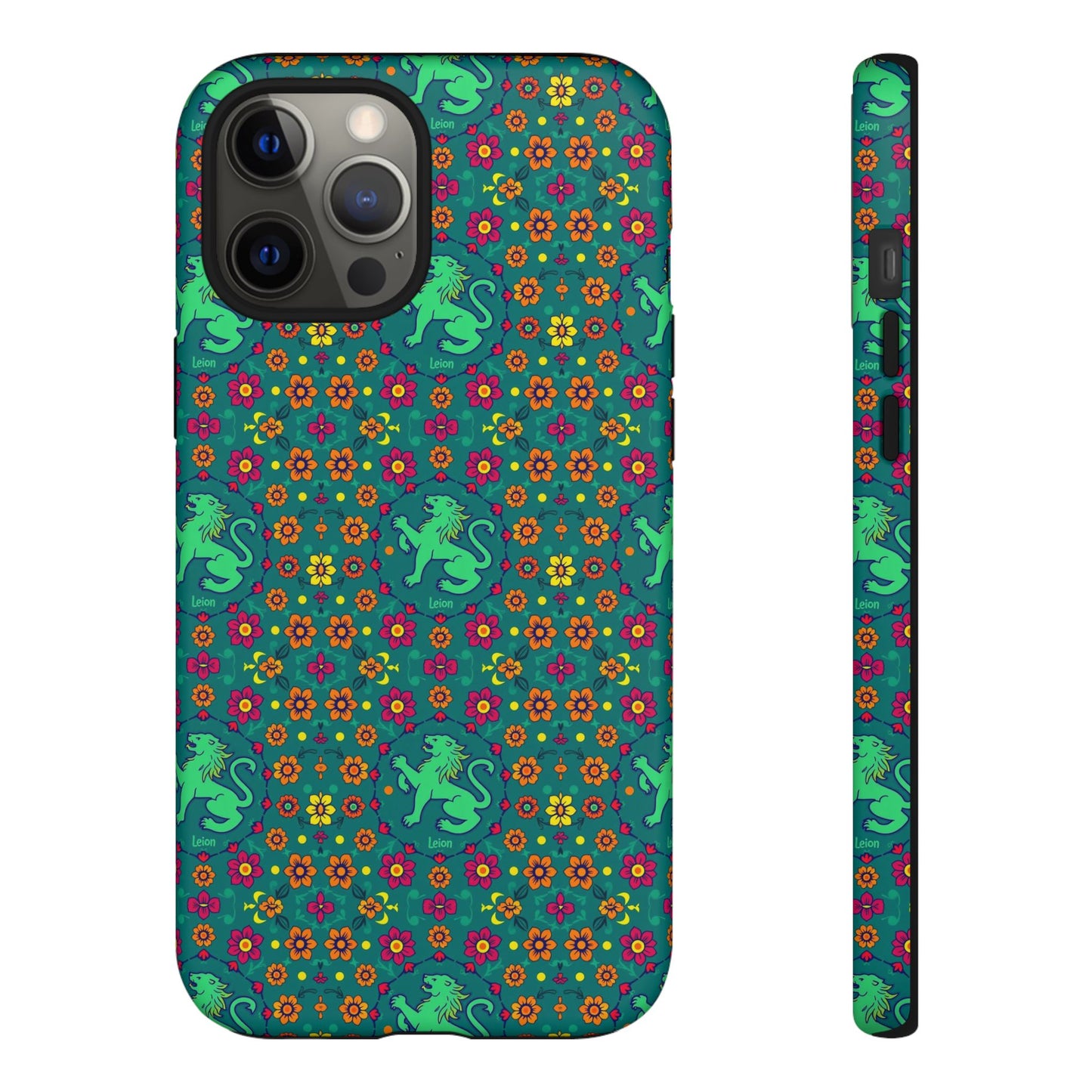 Tough Cases, Leo, Zodiac v3, Flower Pattern