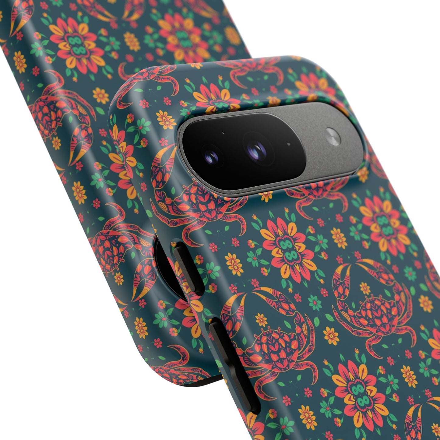 Tough Cases, Cancer, Zodiac v4, Flower Pattern