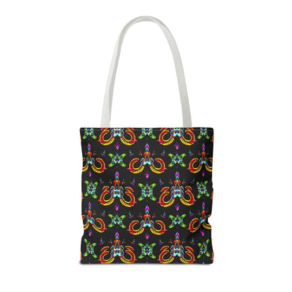 Tote Bag (AOP), Aries, Zodiac, Jewel Pattern