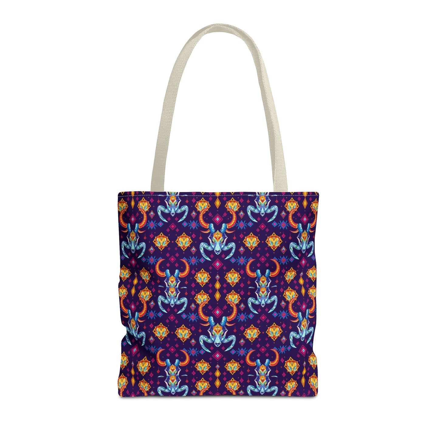 Tote Bag (AOP), Taurus, Zodiac, Jewel Pattern