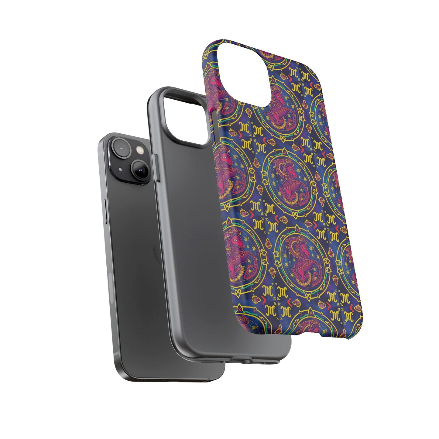 Tough Cases, Capricorn, Zodiac, Metal Pattern