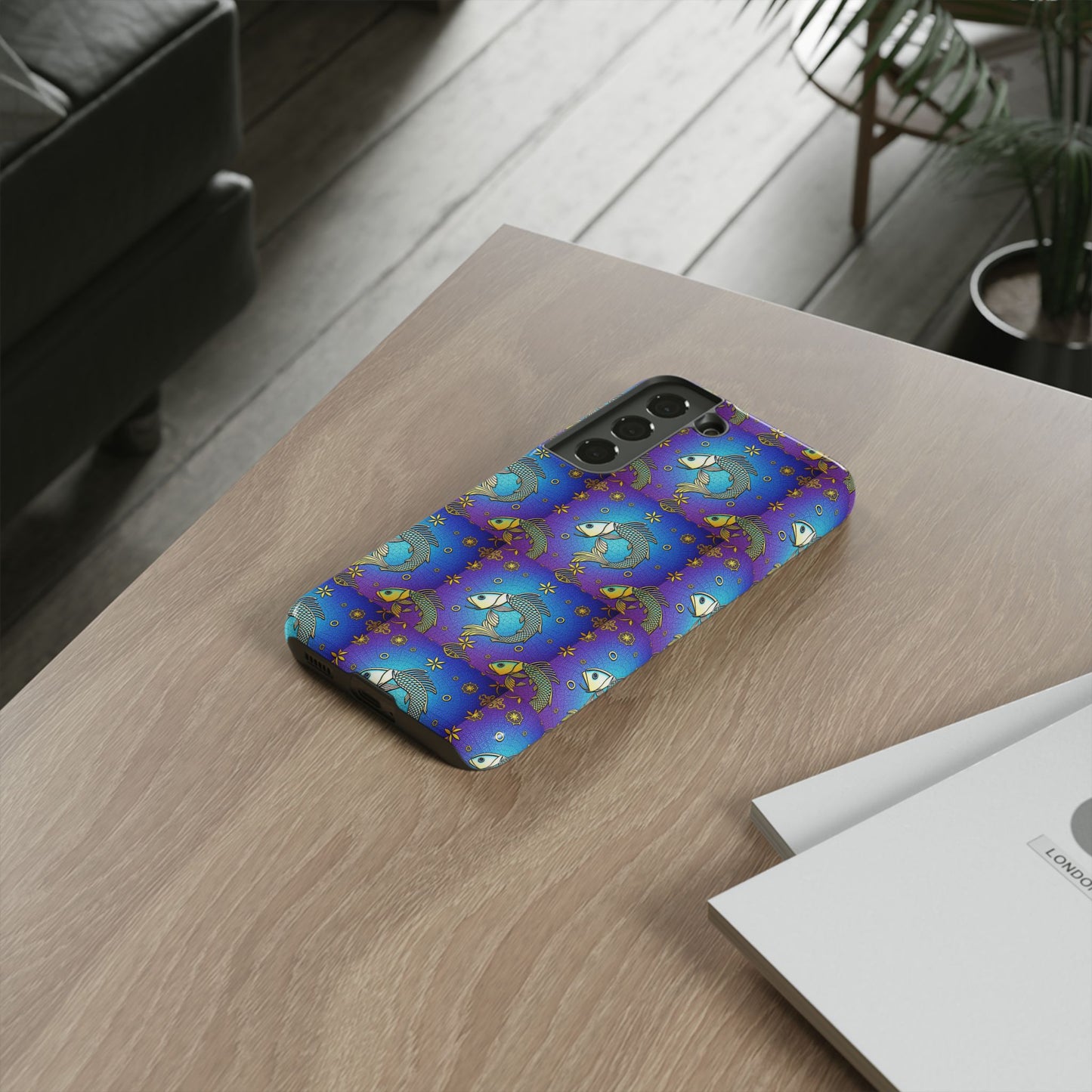 Tough Cases, Pisces, Zodiac v2, Metal Pattern