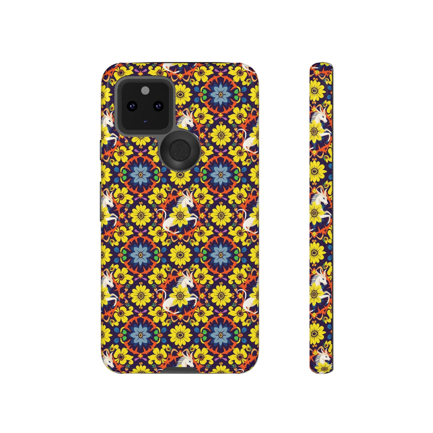 Tough Cases, Aquarius, Zodiac v3, Flower Pattern