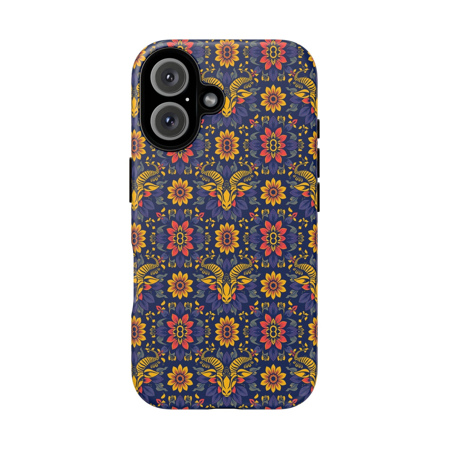 Tough Cases, Taurus, Zodiac v3, Flower Pattern