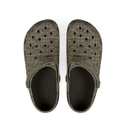 EVA Foam Rubber Shoes, (AOP), Aries, Zodiac, Pattern