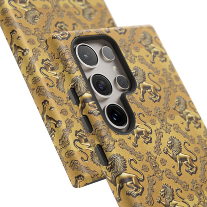 Tough Cases, Leo, Zodiac, Metal Pattern