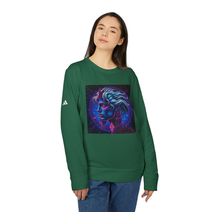 Adidas, Unisex Fleece Crewneck Sweatshirt, Gemini, Pop Art v1, Zodiac