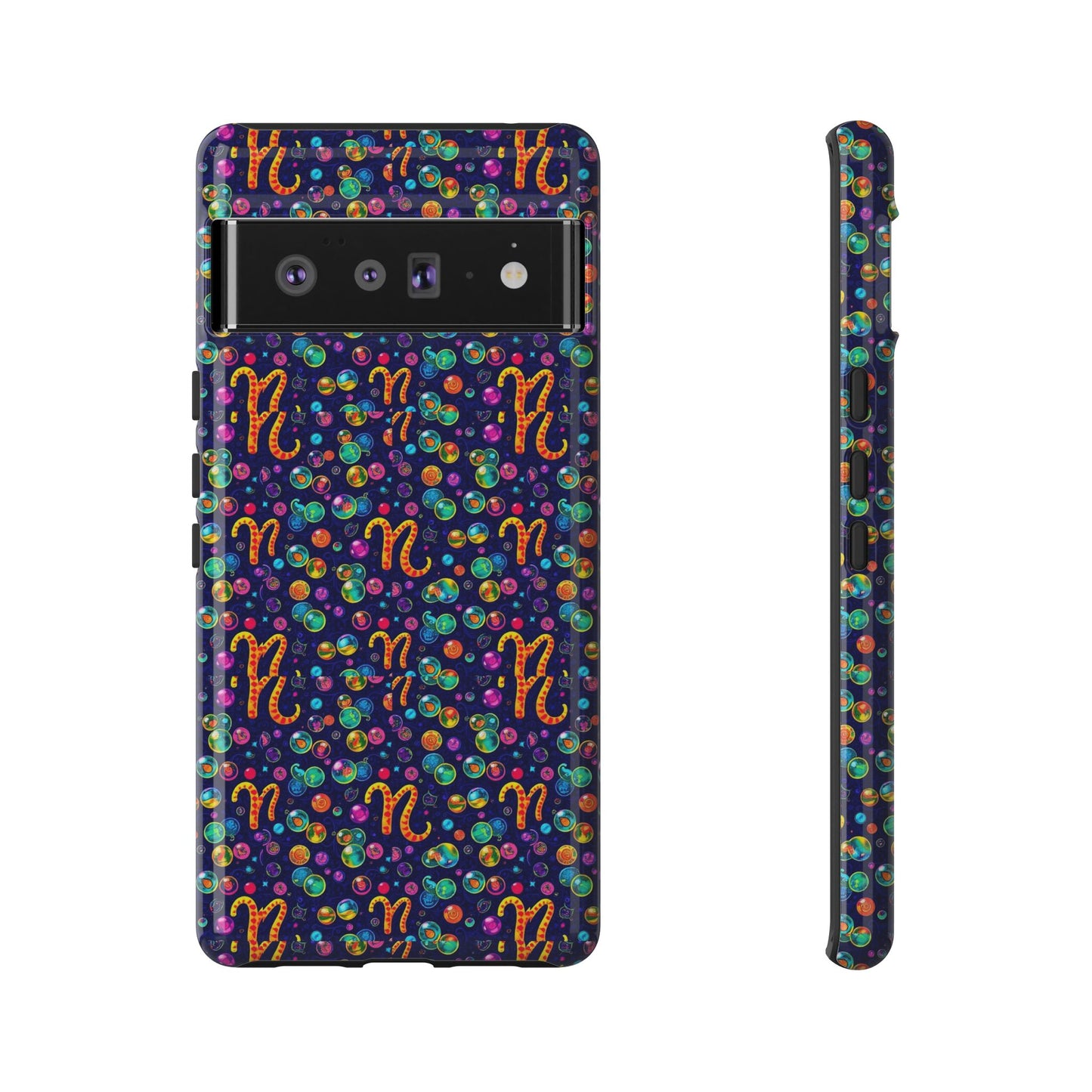 Tough Cases, Aquarius, Zodiac, Bubble Pattern